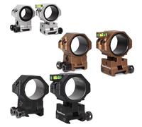 WestHunter Optics Precision Picatinny Scope Rings, 34 mm Tube Adjustable Height Scope Mount with Bubble Level, 30 mm & 25.4 Adapter | 3 Sets