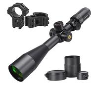 WestHunter Optics WHI 4-16x50 SFIR FFP Scope, First Focal Plane Red Green Illuminated Etched Glass Reticle, 30mm Tube Tactical Precision 1/10 MIL Scopes | Dovetail Kit C