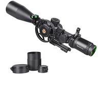 WestHunter Optics WHI 6-24X50 SFIR FFP Scope, First Focal Plane Red Green Illuminated Etched Glass Reticle, 30mm Tube Tactical Precision 1/10 MIL Scopes | Picatinny Kit A