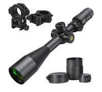 WestHunter Optics WHI 6-24X50 SFIR FFP Scope, First Focal Plane Red Green Illuminated Etched Glass Reticle, 30mm Tube Tactical Precision 1/10 MIL Scopes | Picatinny Kit C