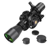 WestHunter Optics WHT 3-12X44 SFIR FFP Compact Scope, 1/10 Mil First Focal Plane Red Illumination Etched Glass Reticle, 30mm Tube Precision Scope Sight, with Picatinny Mount