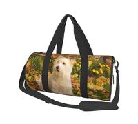 Westie Automne West Highland White Terrier Chiens, Sac de Voyage de Grande capacité, Sac à Main Rond, Sac de Voyage de Sport, fourre-Tout, Sac de Fitness
