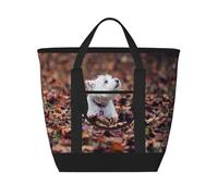 Westie Bokeh West Highland White Terrier Chiens,Sacs à lunch isothermes de grande capacité pour femmes et hommes