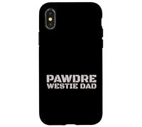 Westie Dad Dog Lover West Highland Terrier Coque pour iPhone X/XS