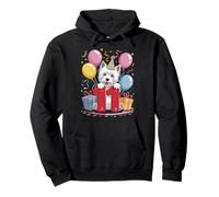 Westie Dog 11e anniversaire garçon fille 11 ans onze Westie Sweat à Capuche