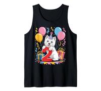 Westie Dog 2ème anniversaire garçon fille 2 ans deux Westie Débardeur
