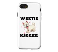 Westie Kisses Funny West Highland Terrier Chien Maman Papa Lover Coque pour iPhone SE (2020) / 7/8