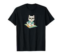 Westie on Beach Couverture Café Lunettes de Soleil Chien Drôle Maman Papa T-Shirt