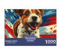 Westie Papier Puzzle Jeu De Société Adulte Activités Familiales Stimulantes 1000 Pièces Chien Casse-tête Qualité Premium pour Adultes 38x26cm/1000pcs