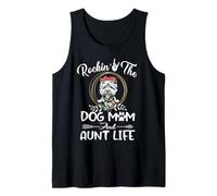 Westie Rocking The Dog Mom and Aunt Life Mothers Day Débardeur