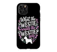 Westie Veut Que Westie obtienne Un Chien drôle, Maman, Papa Coque pour iPhone 11 Pro