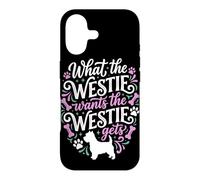 Westie Veut Que Westie obtienne Un Chien drôle, Maman, Papa Coque pour iPhone 17
