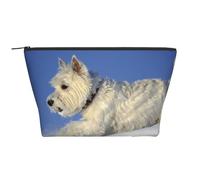 Westie Winter West Highland White Terrier Chiens, Trousse de Toilette Trousse de Maquillage Sac à cosmétiques Trousse de Toilette de Voyage Portable
