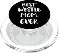 Westies Best Westie Mom Ever West Highland White Terrier PopSockets PopGrip pour MagSafe