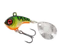 Westin DropBite Spin Tail - Spinner Jigspinner, longueur/poids : 3,4 cm/17 g, couleur : Firetiger
