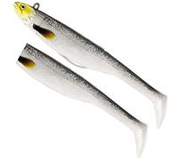 Westin Magic Minnow Jig 13 cm 32 g - 1 tête de gabarit + 2 poissons en caoutchouc - Couleur : Headlight