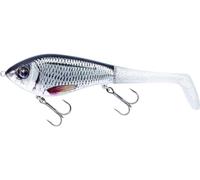 Westin Swim Tail - 1 Jerkbait avec queue en caoutchouc - Couleur : Real Roach - Longueur/poids/comportement de natation : 12 cm - 68 g - Coulant