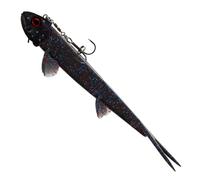Westin Twinteez Pelagic V-Tail R 'N R 'N R 21 cm 70 g - 1 leurre en caoutchouc, couleur : Black Mamba