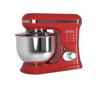 Westinghouse Batteur sur pied rétro - 1200 W - Robot culinaire bol mélangeur de 5 l - Robot de cuisine - Batteur de cuisine - Robot culinaire - Rouge