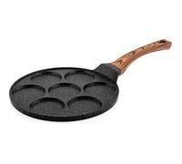 Westinghouse Black Marble Wood Poêle à Crêpes Ø26 cm, Compatible Induction et Tous Types de Plaques, Sans PFOA