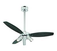 WESTINGHOUSE CEILING FANS VENTILATEUR DE PLAFOND EN NICKEL BROSSÉ/WENGÉ ARGENTÉ 105 CM Argent G