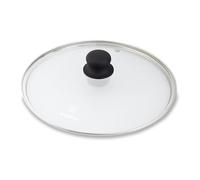 Westinghouse Couvercle de poêle de 28 cm de diamètre, en verre trempé robuste pour une cuisson moderne, avec ouverture vapeur et bord résistant aux chocs, résistant à la chaleur et passe au