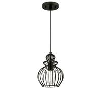 Westinghouse Éclairage Plafonnier Industriel Lampe suspendue 1 Ampoule Cage Noir