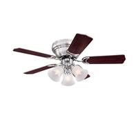 Ventilateur de plafond - WESTINGHOUSE - Contempra Trio 90cm - Bois - 3 vitesses