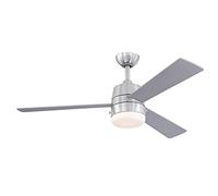 Westinghouse Lighting 7304900 Brinley Ventilateur de plafond Nickel brossé 132 cm