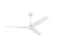 Westinghouse Lighting 7316740 Ventilateur de plafond d'intérieur Industrial traditionnel de 142 cm avec télécommande, finition en blanc mat et moteur CC