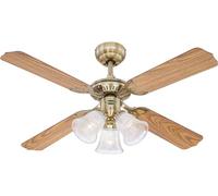 Ventilateur de plafond Princess Trio Laiton Antique Westinghouse