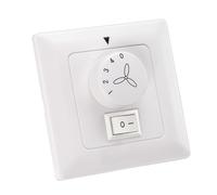 Westinghouse 78801 Interrupteur mural pour ventilateur de plafond blanc