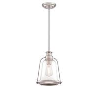Westinghouse Lighting Luminaire suspendu d'intérieur à une lampe 6363940 Nickel Brossé