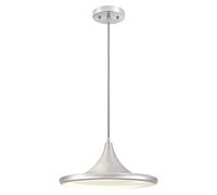 Westinghouse Lighting Luminaire suspendu d'intérieur LED nickel brossé 6362540 diamètre: 35 cm