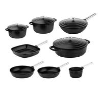 Westinghouse Performance Series - Ensemble de 12 poêles - Noir - Convient à toutes les sources de chaleur, y compris l'induction