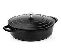 Westinghouse performance series sauteuse 32cm fonte d'aluminium poids léger - induction et tout feux, passe au four et au lave-vaisselle - noir Noir G
