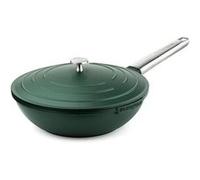 performance series wok pour induction - 28cm wok poêle antiadhésive - tout feux, passe au four et au lave-vaisselle - vert