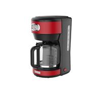 Westinghouse Rétro Cafetière Filtre, Cafetière Pour 10 Tasses, Filtre Permanent, Système Anti-Goutte, Fonction Maintien au Chaud, Arrêt Automatique, Rouge