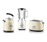 Westinghouse - Retro - Grille pain 2 fentes + Bouilloire 1,7 L - Blender - Blanc