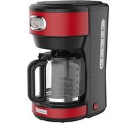 Westinghouse - Retro - Machine à café - Cafetière filtre - Avec filtre réutilisable - 10 tasses de café - Rouge Rouge G