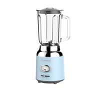 Westinghouse Retro Mixeur , Bol en Verre 1,5 L, 600 W, 3 Vitesses, Fonction Pulse, Lame en Inox 6 Lames, Sans BPA, Base Antidérapante, Bleu Clair
