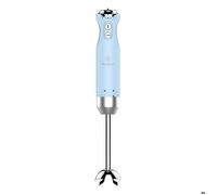 Westinghouse Retro Mixeur plongeant 600 W 5 vitesses et turbo pied inox Bleu