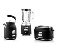 Westinghouse - Retro Serie - Bouilloire + Grille-pain 2 fentes + Blender - Noir