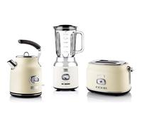 Westinghouse - Retro Serie - Kettle + Toaster 2 Slots + Blender - Blanc