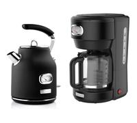 Westinghouse - Retro Series - Bouilloire + Cafetière - Filtre à café - Noir