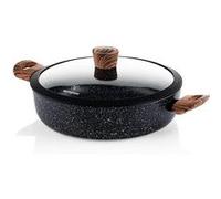 sauteuse induction - 28cm casserole anti adhésive - tout feux - couvercle en verre - edition spéciale