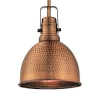 Westinghouse Suspension luminaire 6103840, dimmable, cuivré, Salon / Salle à manger, Métal, Industriel, Suspension