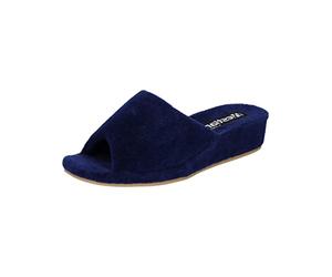Westland Femme Pantoufles Marseille, Dame Chaussons,Largeur G (Normale),Chaussons,Mules,Chaussures de Jardin,Bleu (Dunkelblau),36.5 EU / 3.5 UK
