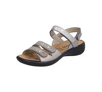 Westland Femme Sandale à lanières Ibiza 86, Dame Sandales,Largeur G (Normale),Semelle intérieure Amovible,Argent (Platin),42 EU / 8 UK