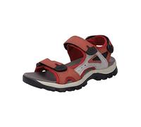 Westland Femme Sandales Classiques Avora 02, Dame Sandales,Largeur G (Normale),Sandale,Chaussure d'été,Confortable,Rouge (Rot-Kombi),39 EU / 6 UK
